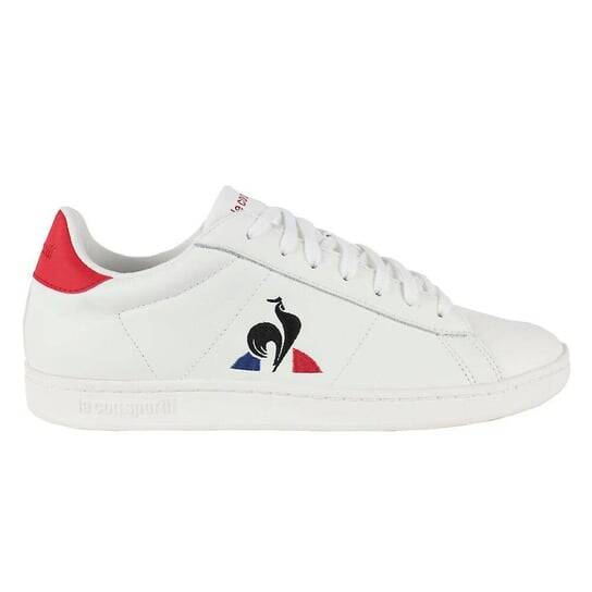 Le coq sportif COURTSET Optical White/Fiery Red 2210640