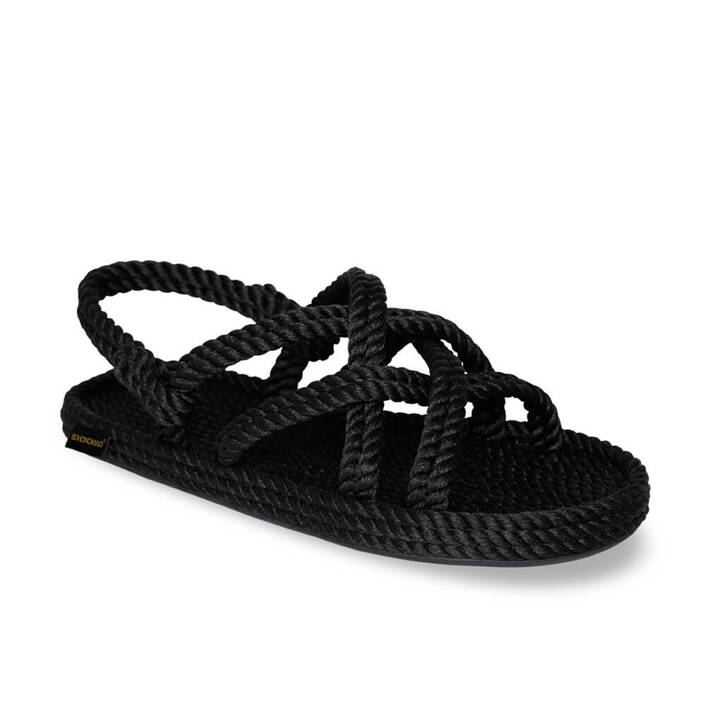 Bohonomad Bodrum Rope Sandal - Black