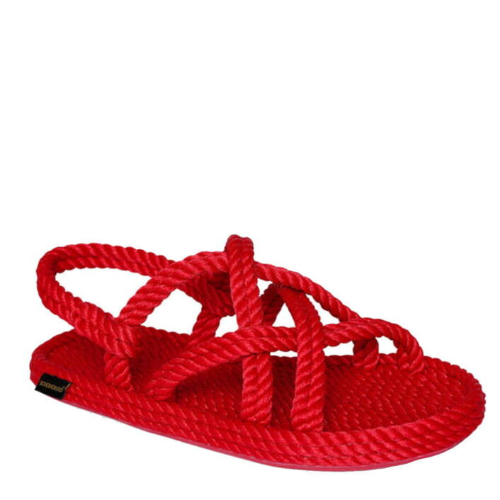 Bohonomad Bodrum Rope Sandal - Red