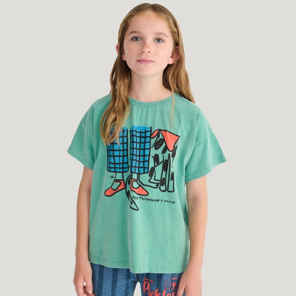 BOBO CHOSES Dog Friendship T‑shirt