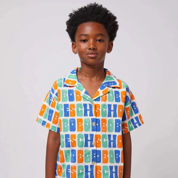 BOBO CHOSES Multicolor Bobo Choses all over woven shirt