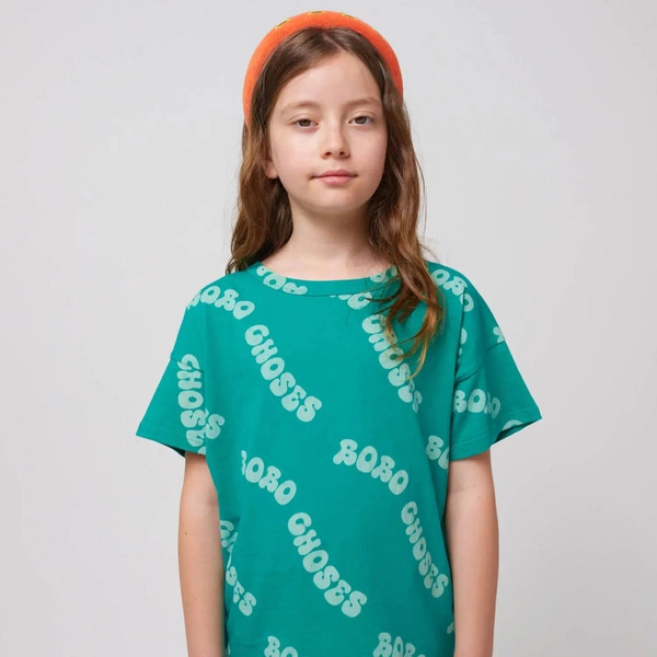 BOBO CHOSES Wavy Bobo Choses all over T-shirt