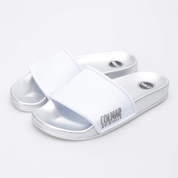 Colmar SLIPPER PLAIN WHITE/SILVER