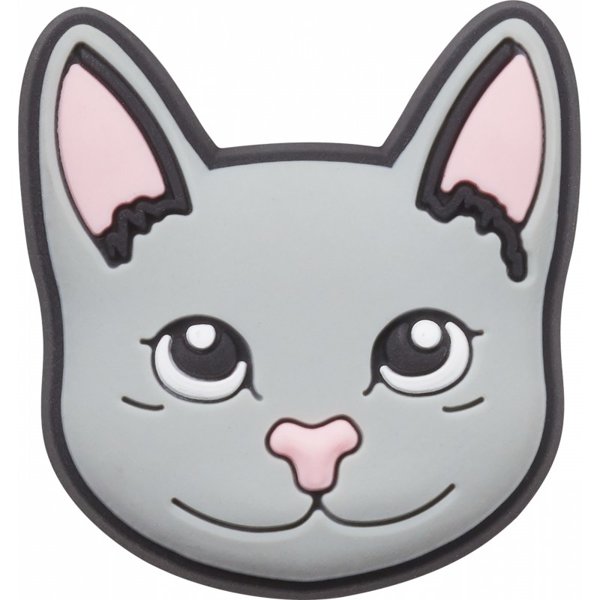 Crocs JIBBITZ Grey Cat