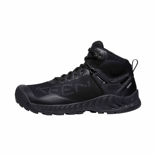 KEEN NXIS EVO MID WP TRIPLE BLACK