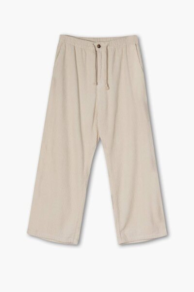 Kaotiko Natural Aspen Casual Corduroy Trousers