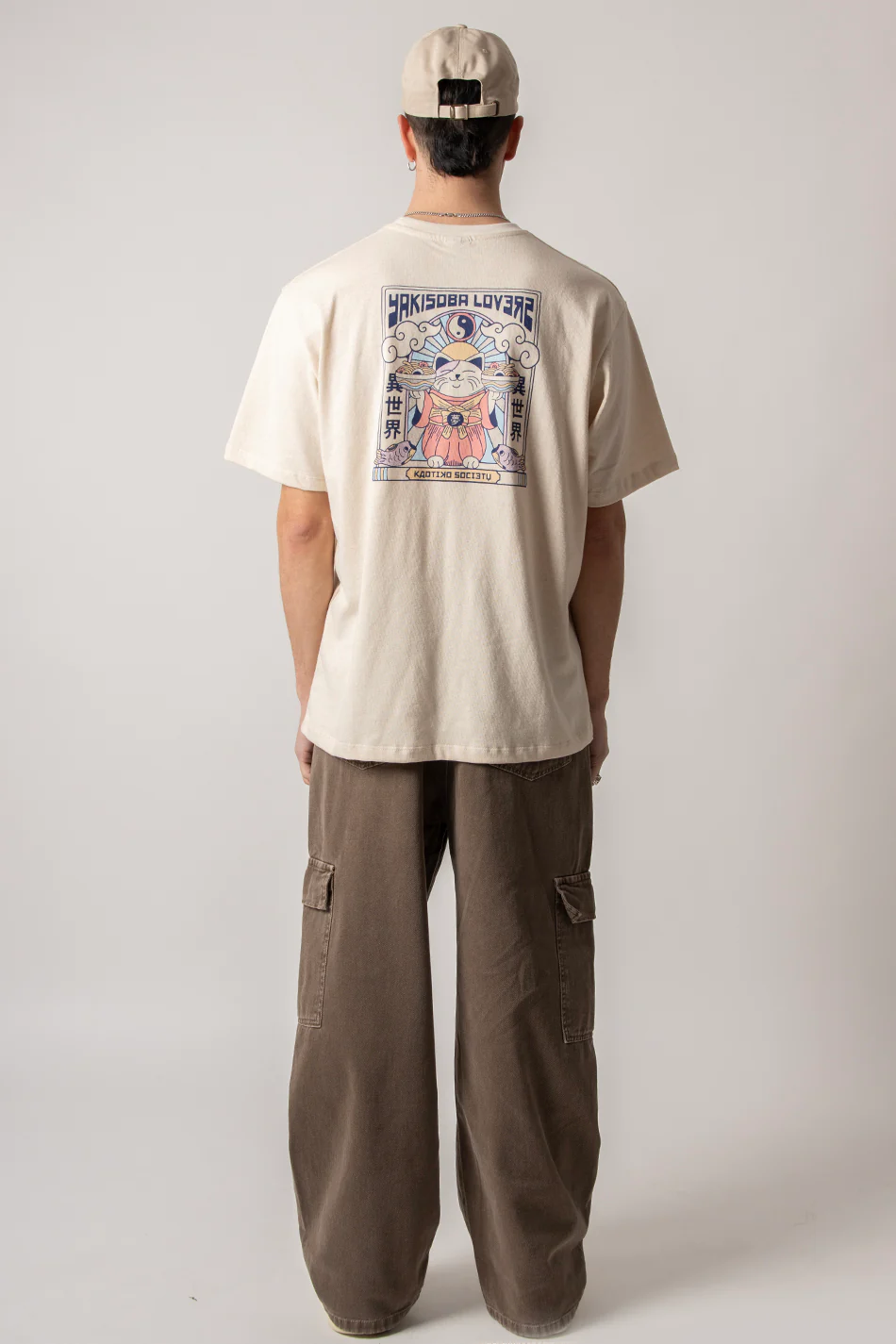 Kaotiko T-shirt YAKISOBA LOVERS ORGANIC COTTON