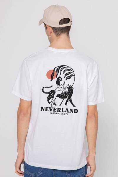 Kaotiko White Neverland Washed T-shirt