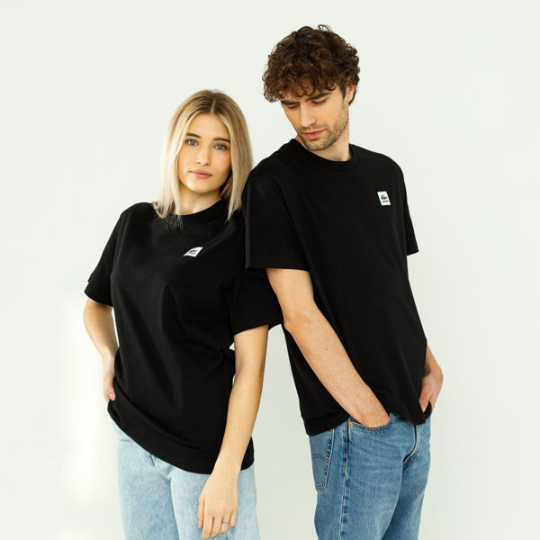 Lacoste LIVE  Unisex Patch Cotton T-shirt Black