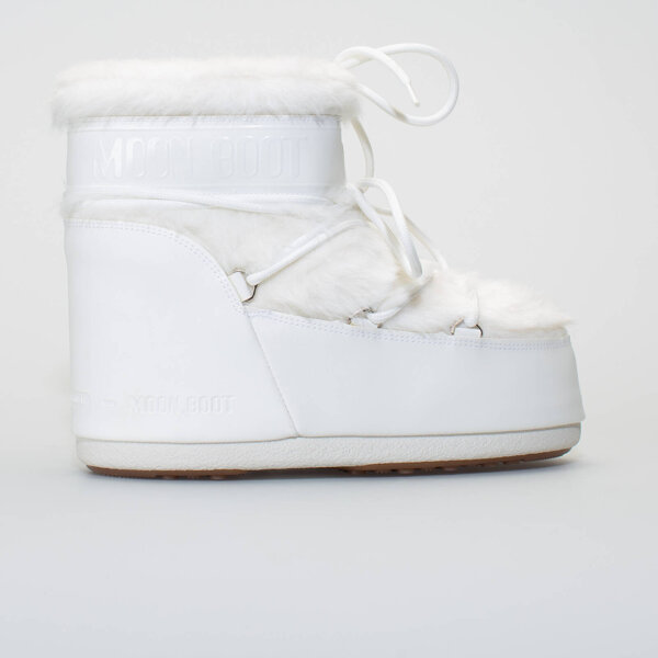 MOON BOOT CLASSIC LOW FAUX FUR WHITE 14093900 002