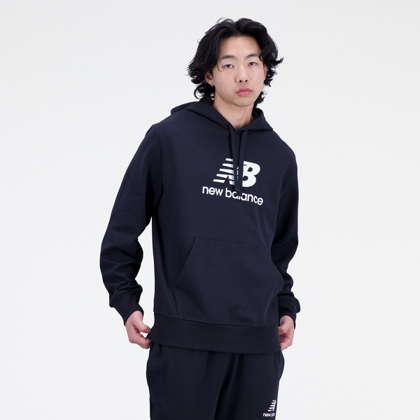 NEW BALANCE BLUZA ESSENTIALS STACKED LOGO FRENC