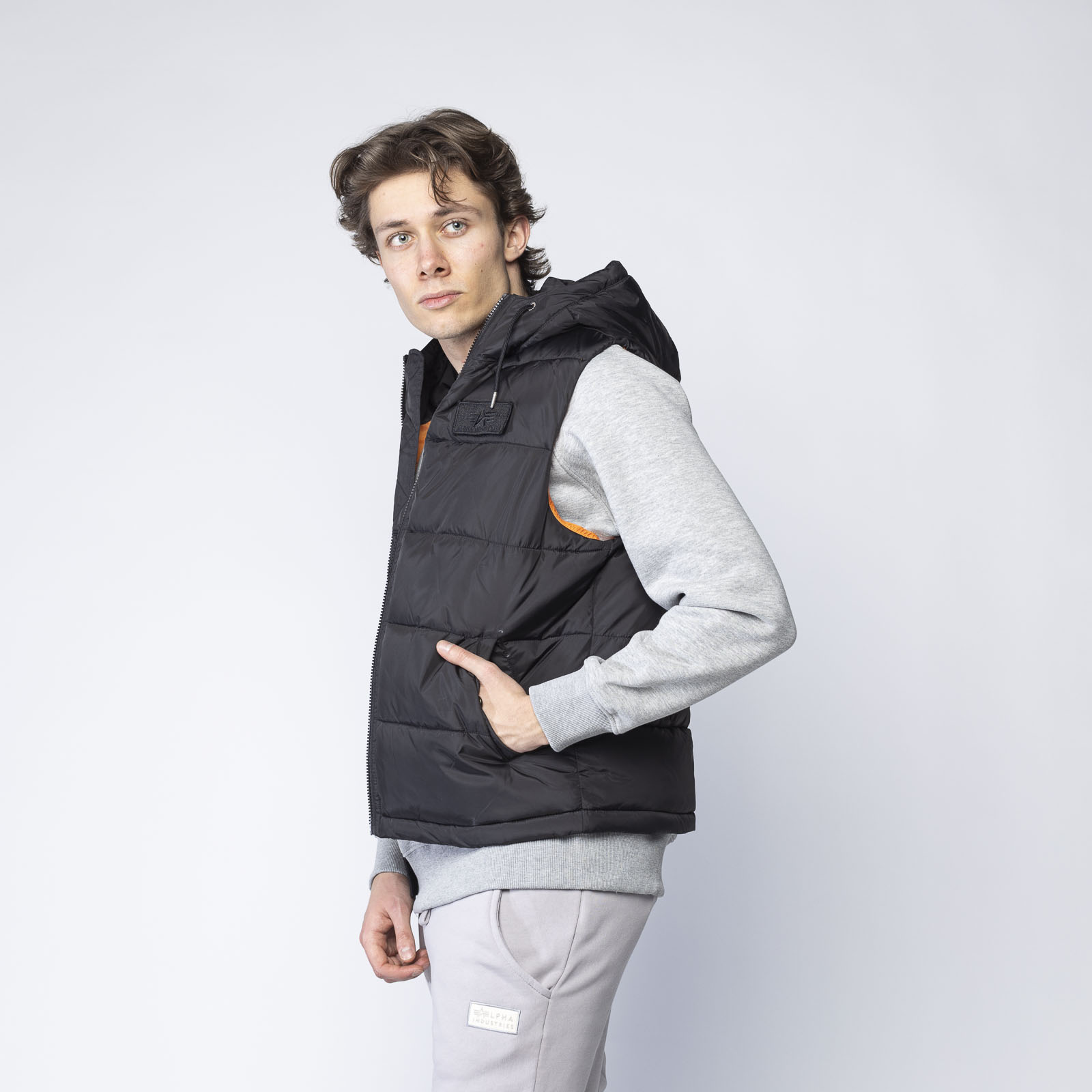 #Recommended clothing Alpha Vest Men Industries #Brands \\ | Jackets Puffer Industries FD \\ Men\'s brands Men \\ Hooded BLACK \\ Ellesse \\ \\ Alpha Brands clothing