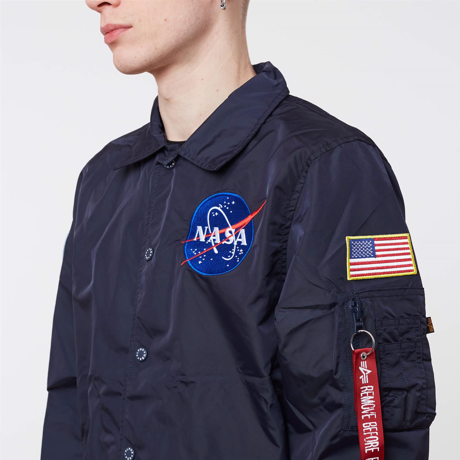 Alpha Industries NASA Coach jacket REP BLUE | Men \ Men's clothing \ Jackets  Men \ #Recommended clothing brands \ Ellesse Brands \ #Brands \ Alpha  Industries