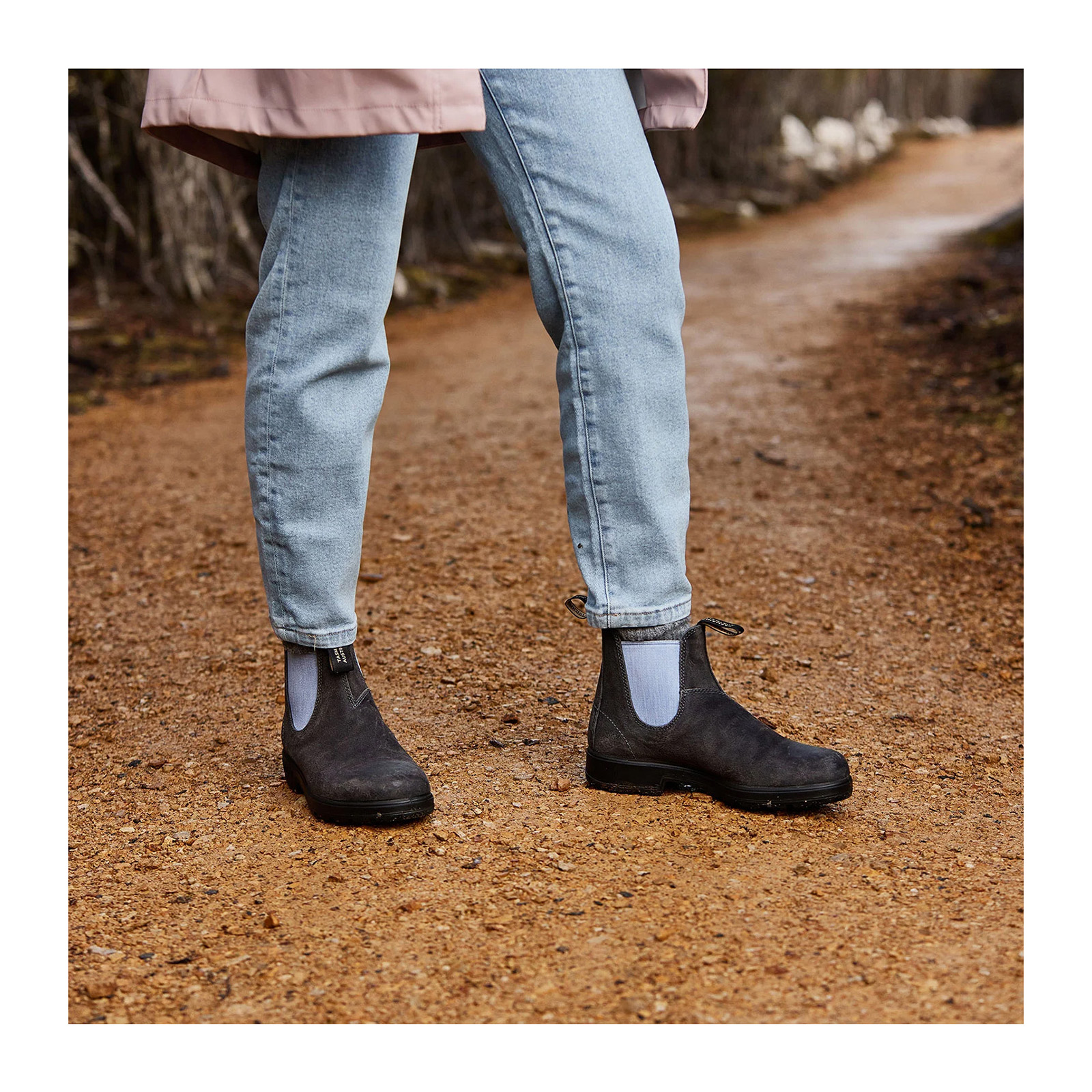 Grey blundstone outlet womens