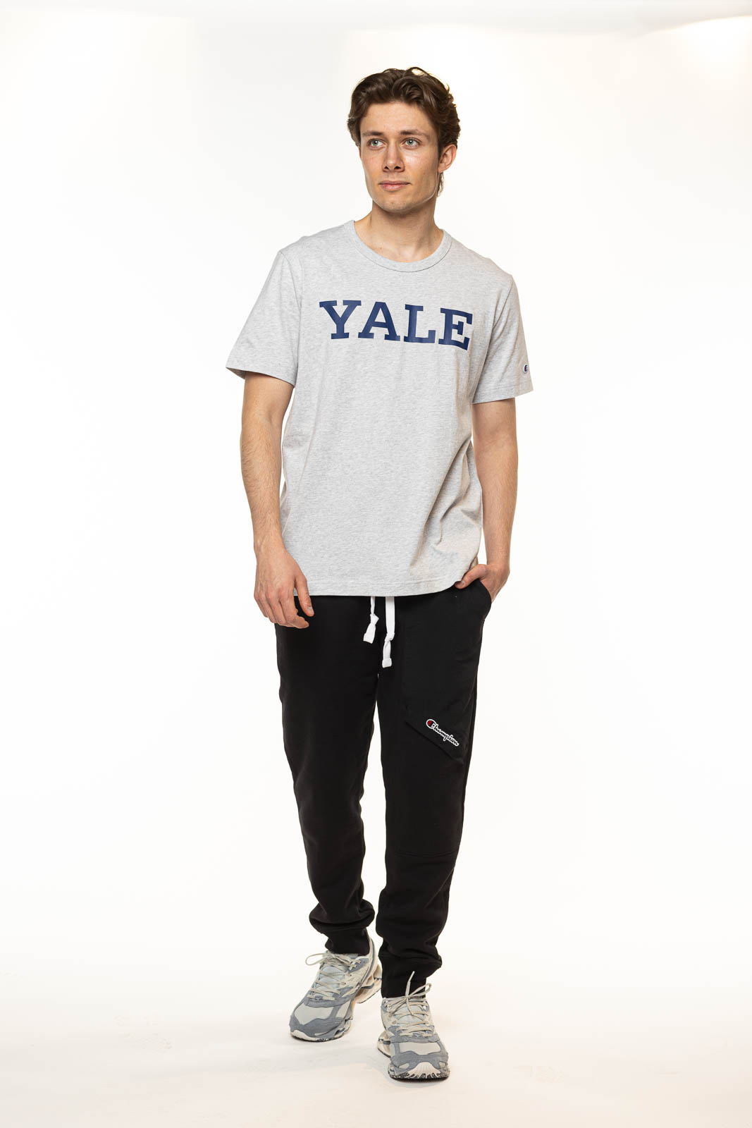 Champion Crewneck T-Shirt Grey Yale | Men \ Men's clothing \ T