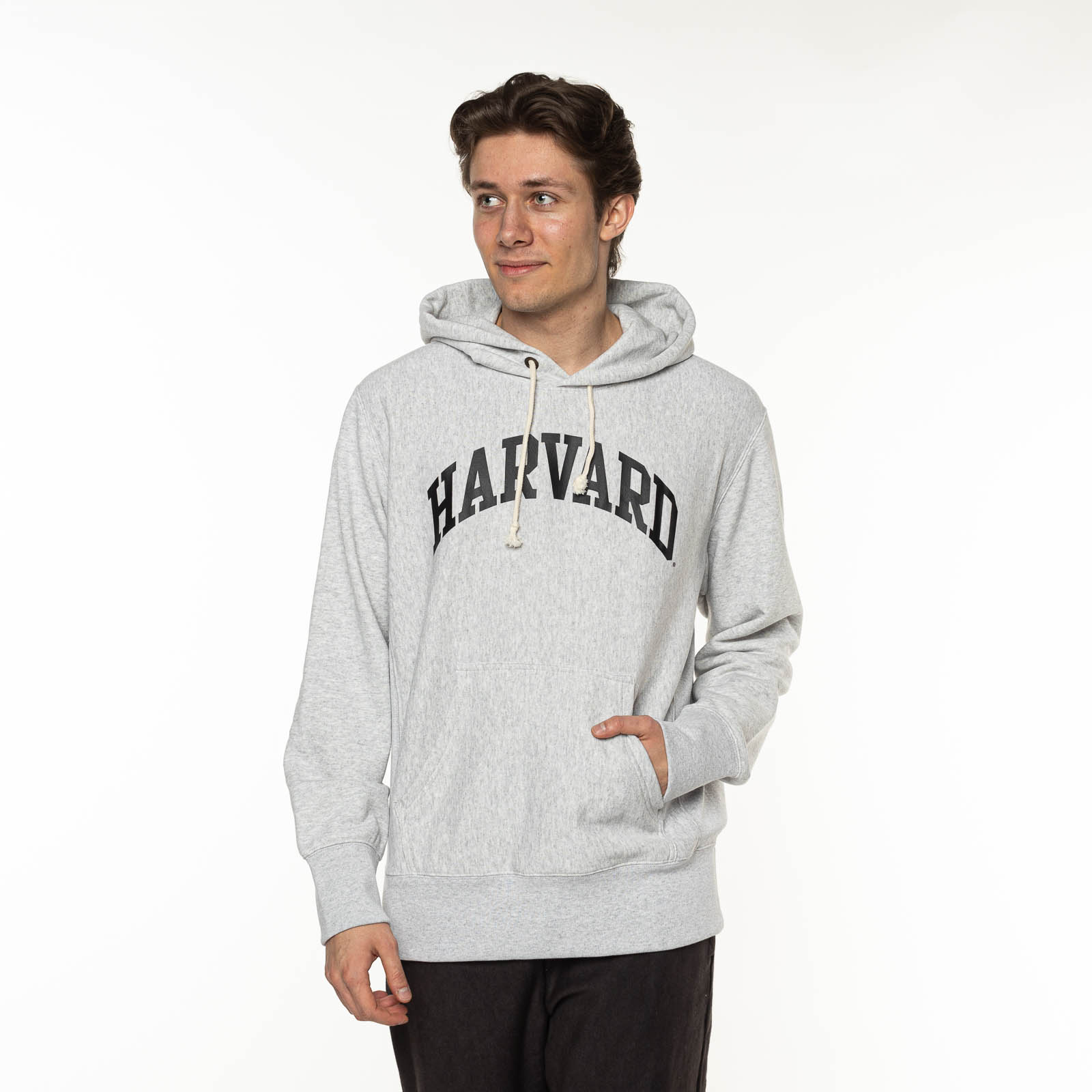 Champion Hooded Sweatshirt GREY Harvard | Men \ Men's clothing \  Sweatshirts Brands \ #Brands \ Champion Men \ #Recommended clothing brands  \ Champion