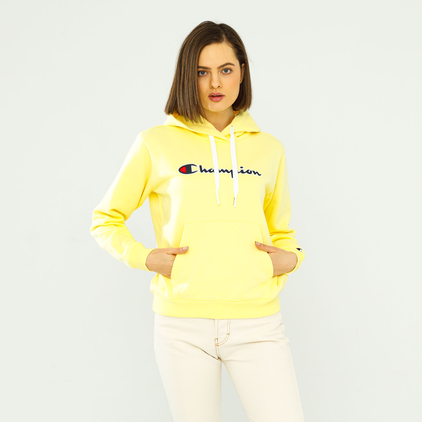 Women's Clothing - Big Logo Hoodie - Yellow