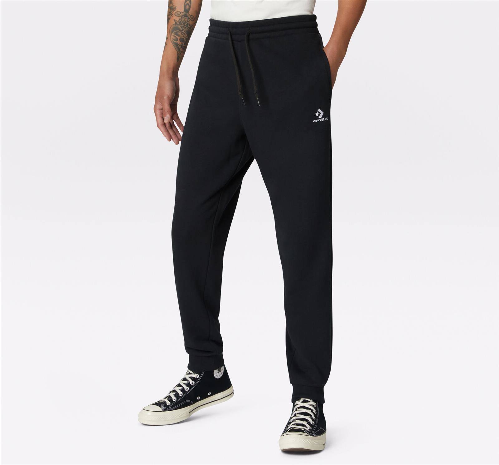 Converse Embroidered Star Chevron Jogger Pants Black | Men's \ Men's  clothing \ Pants Brands \ #Marki - 2 \ Converse