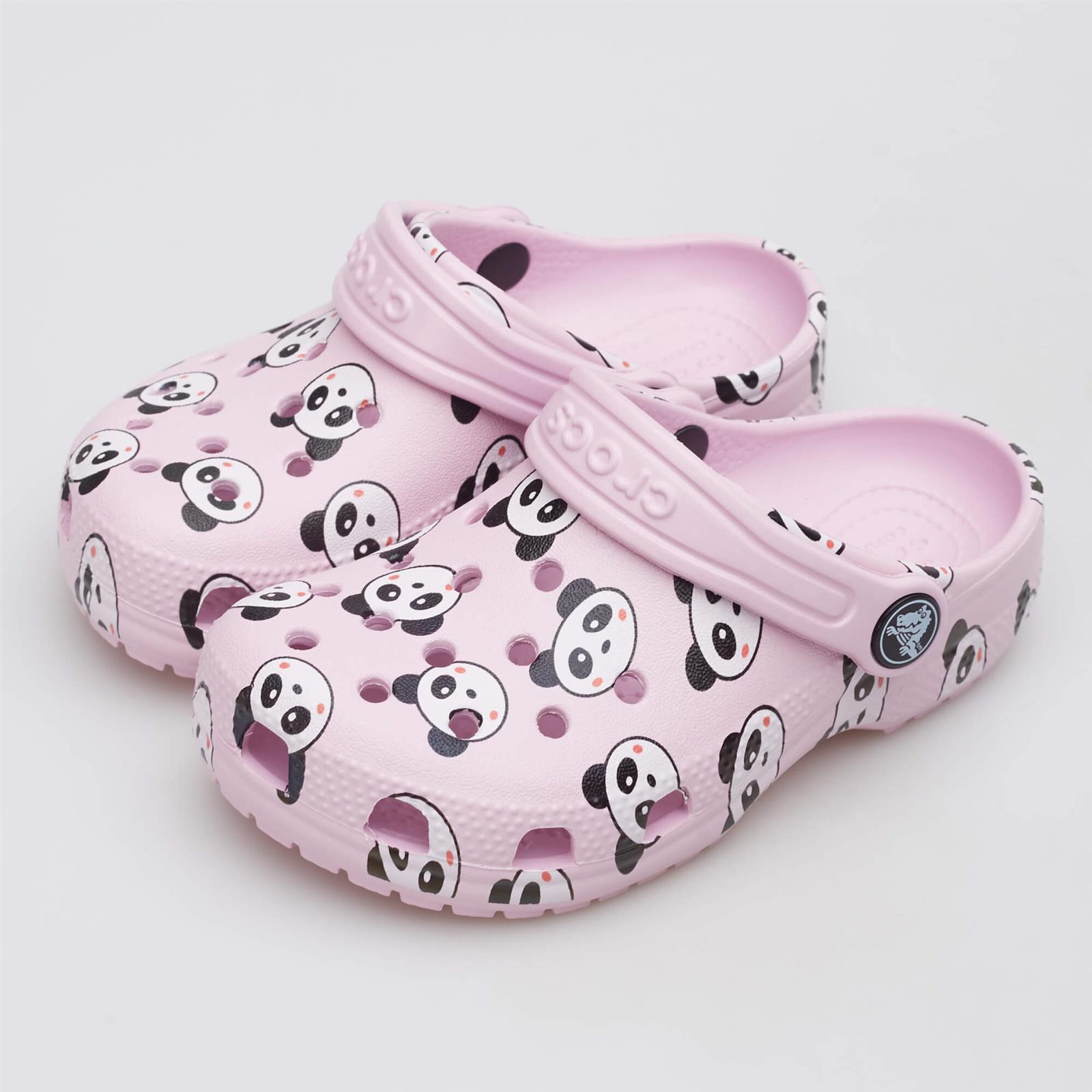 Crocs Classic Panda Print Kids Sandals