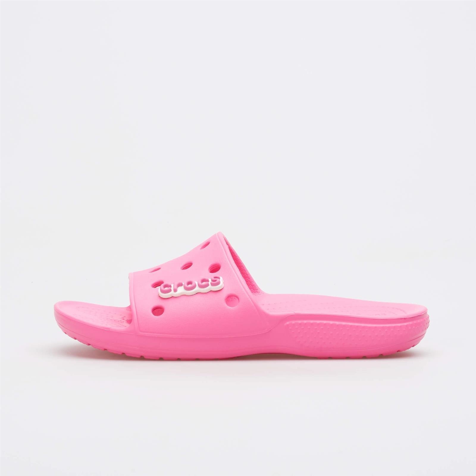 Crocs CLASSIC SLIDE ELECTRIC PINK | Women's \ Women's footwear \ Flip ...