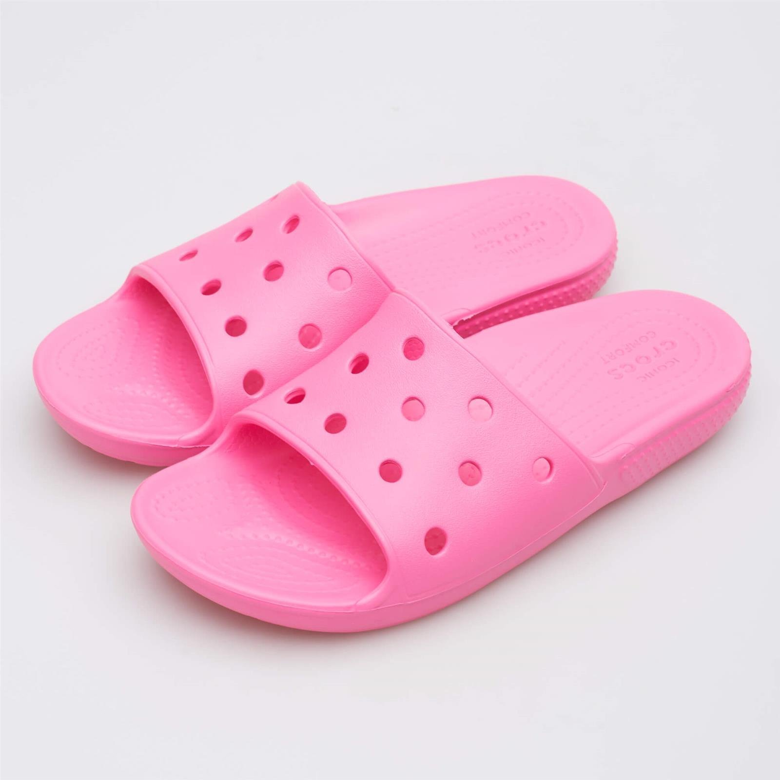 Crocs CLASSIC SLIDE KIDS ELECTRIC PINK | Women's \ Women's footwear ...
