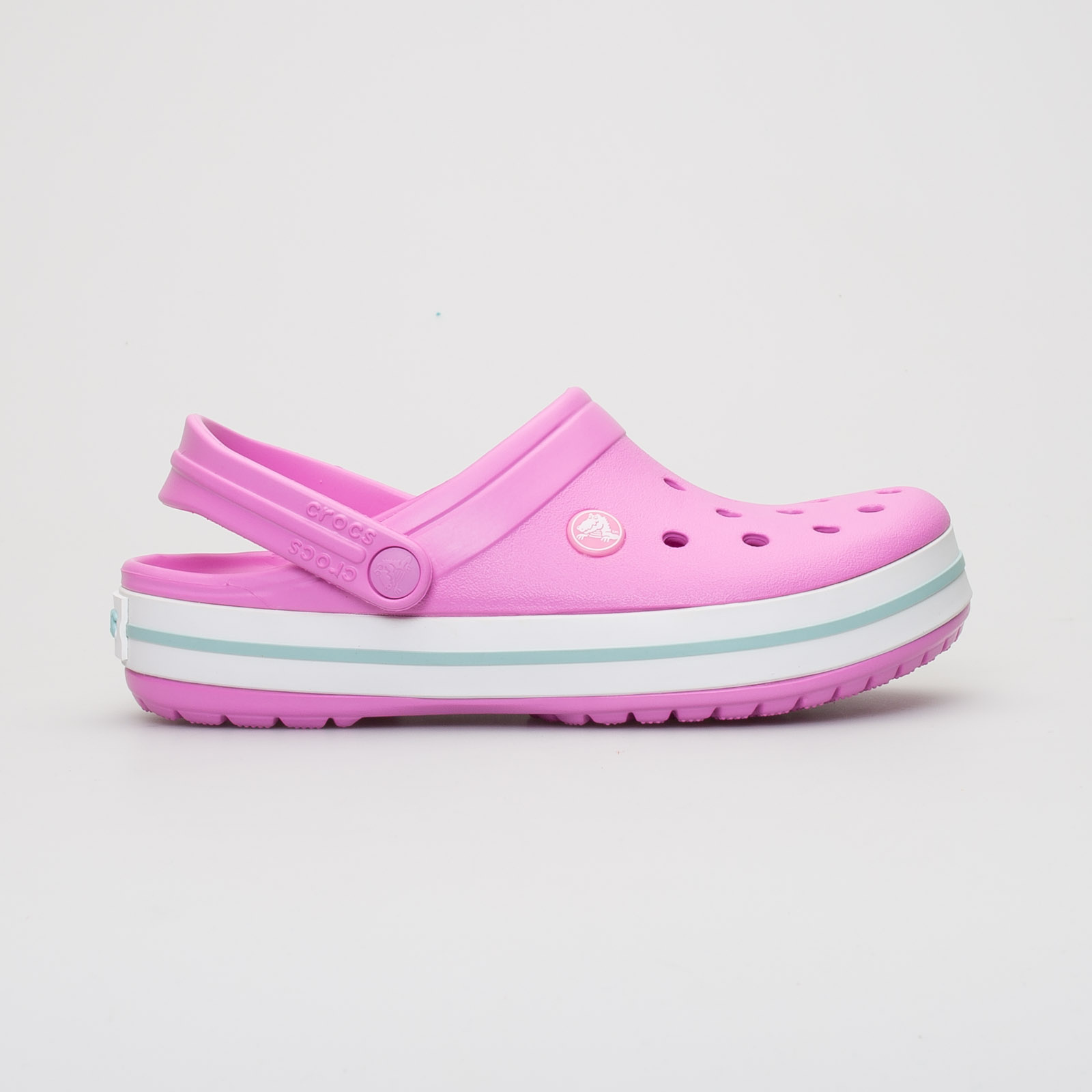 pink crocs crocband