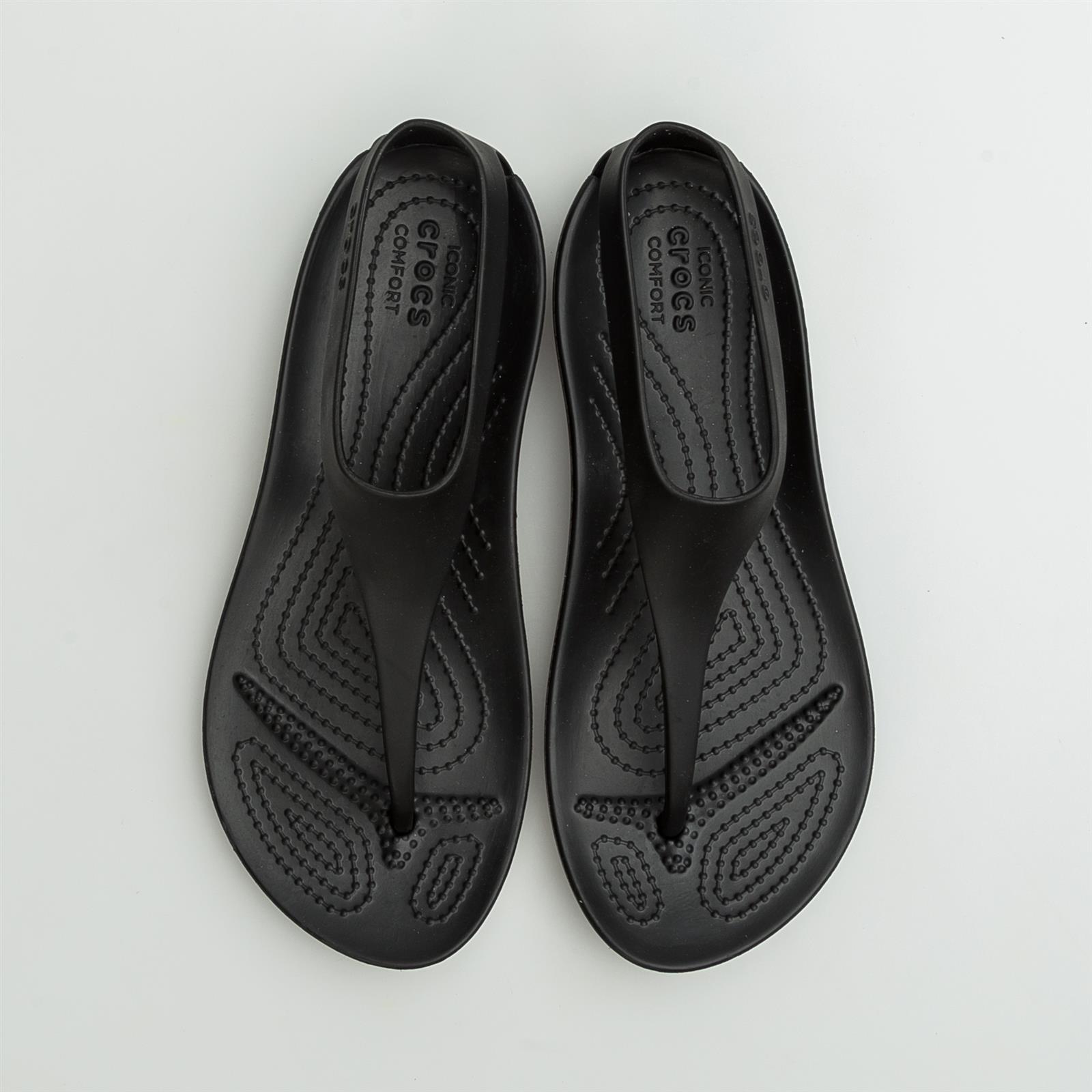 Crocs Serena Flip W Black | Women's \ Women's footwear \ Flip-flops ...