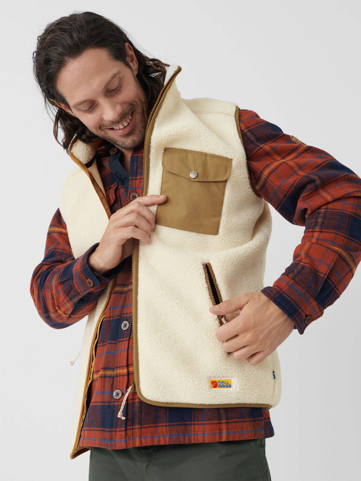 Fjallraven Vardag Pile Fleece Chalk White Accessories \ Brands \ Fjallraven Brands \ Marki