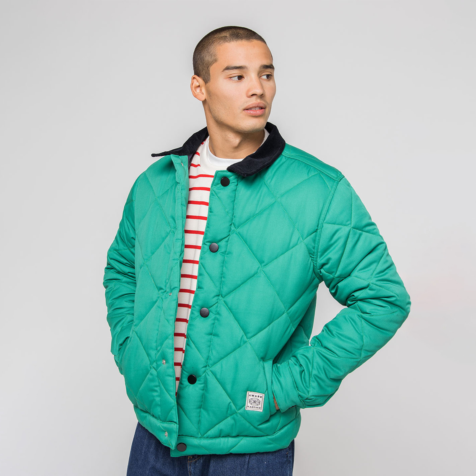 Kaotiko Green Cody Jacket | Men's \ Men's clothing \ Jackets Men's ...