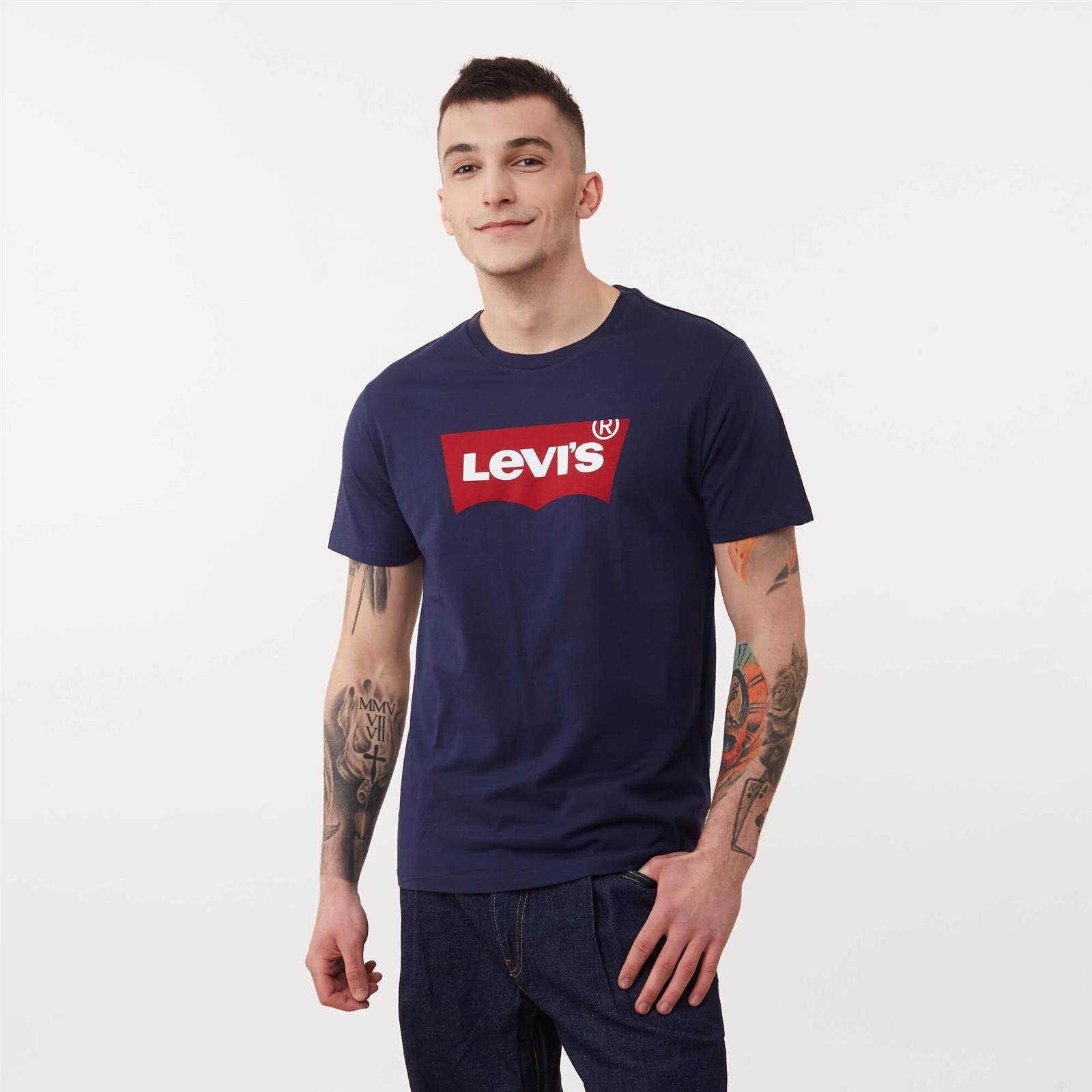 Levi's Housemark Tee Dress Blue | Men's \ Men's clothing \ T-shirts ...