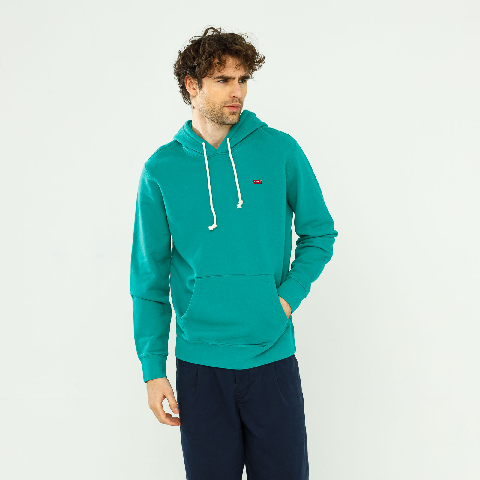 Levi's NEW ORIGINAL HOODIE Alhambra Green | Men's \ Men's clothing \  Sweatshirts Brands \ #Marki - 3 \ Levi's