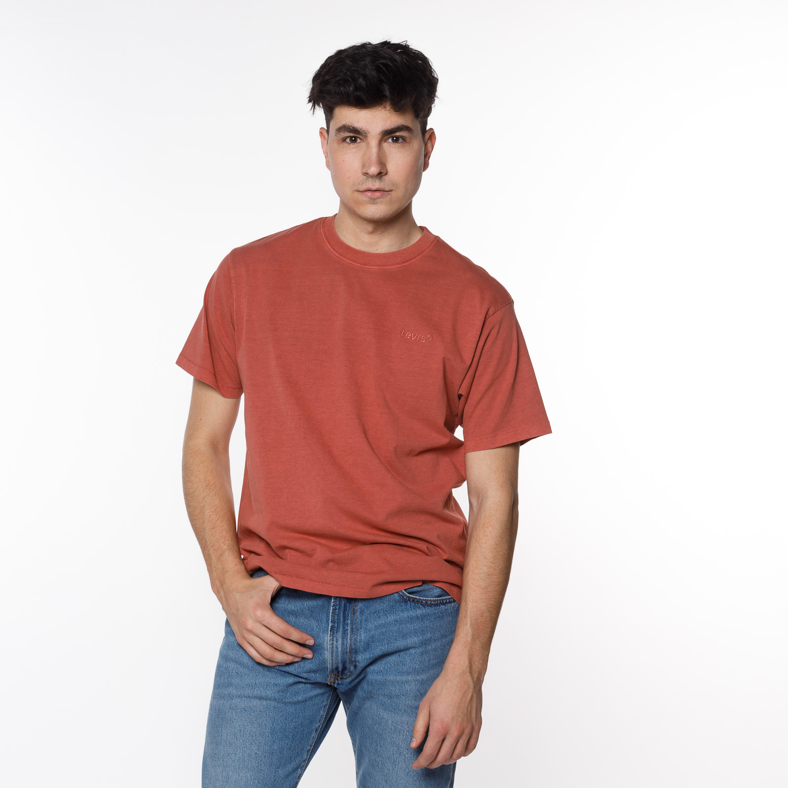 Levi's RED TAB VINTAGE TEE Marsala Garment Dye | Men's \ Men's clothing \  T-shirts Brands \ #Marki - 3 \ Levi's