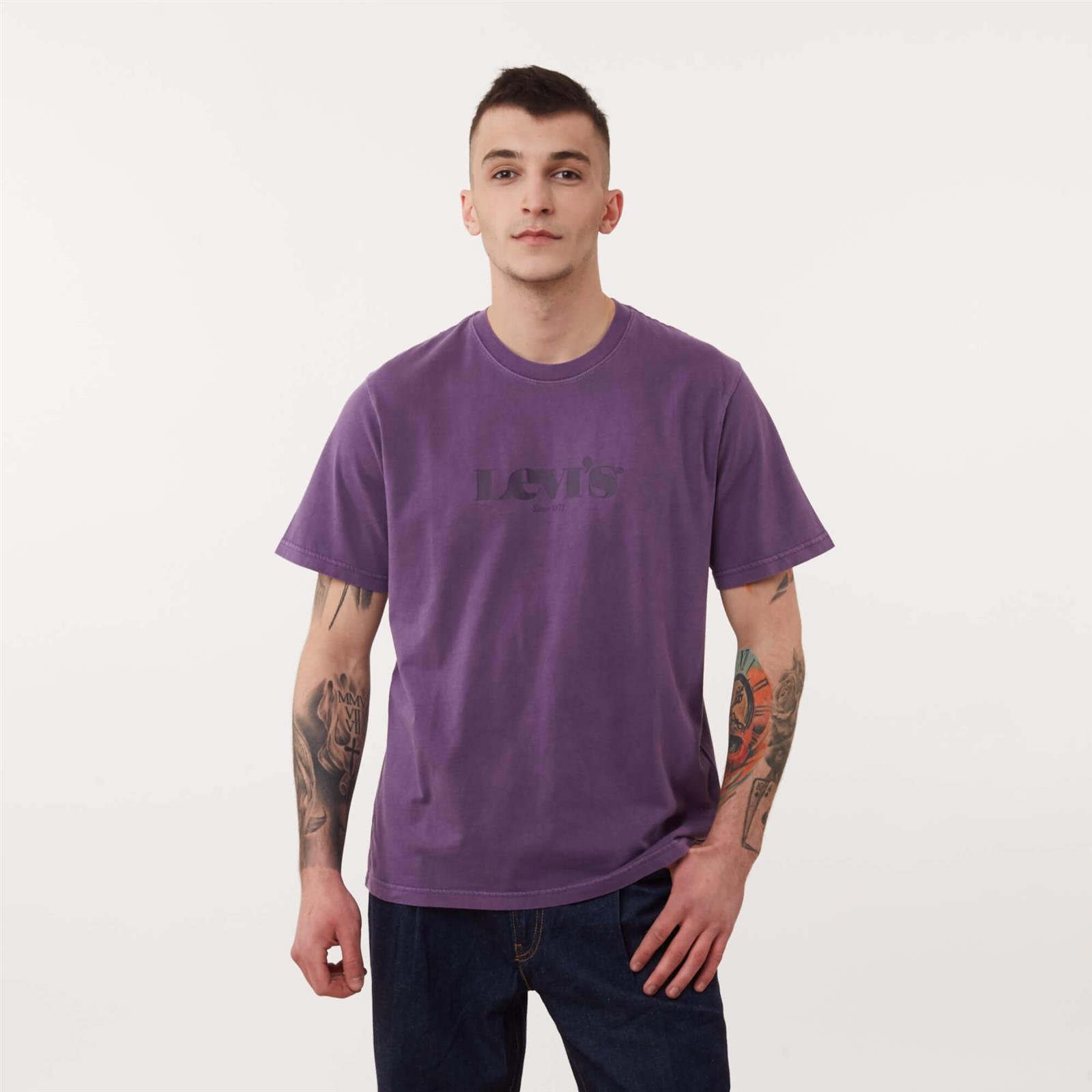 Levi's RELAXED FIT TEE Logan Berry | Men's \ Men's clothing \ T-shirts  Brands \ #Marki - 3 \ Levi's