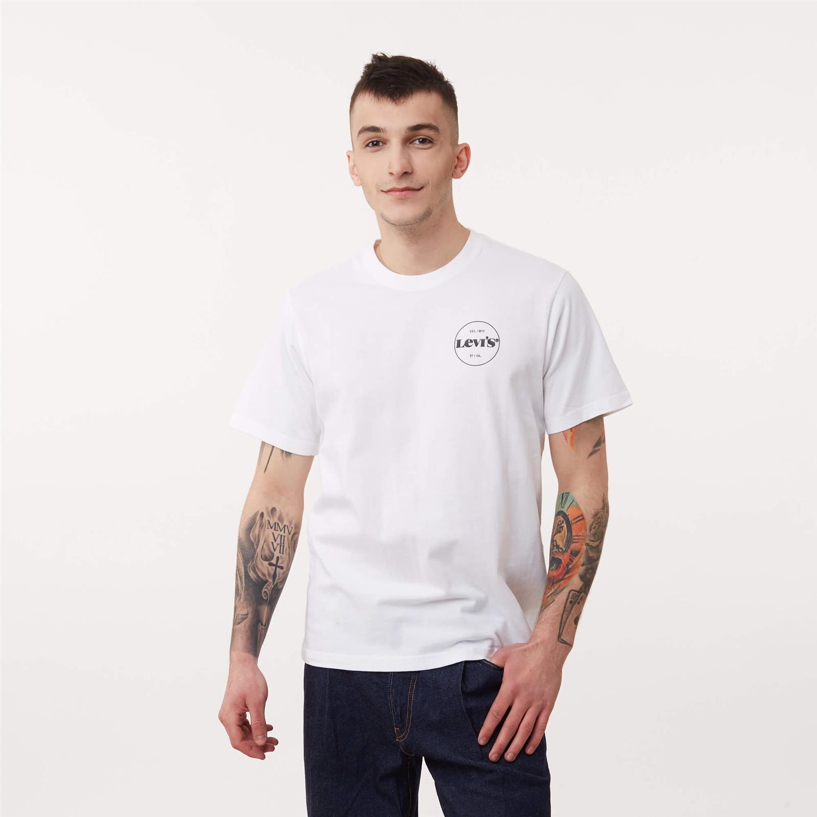 Levi's RELAXED FIT TEE WHITE | Men's \ Men's clothing \ T-shirts Brands \  #Marki - 3 \ Levi's