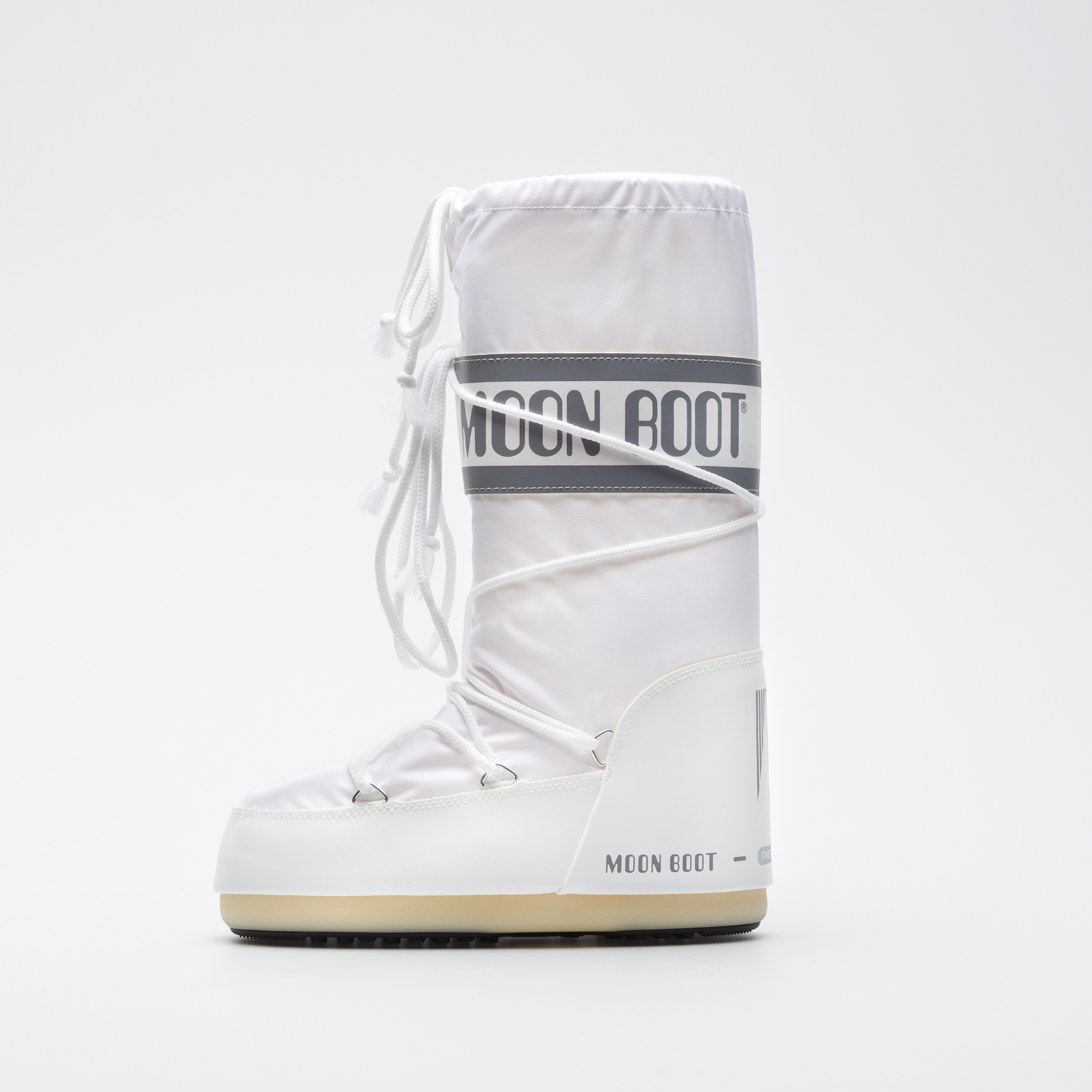 moon boot nylon white