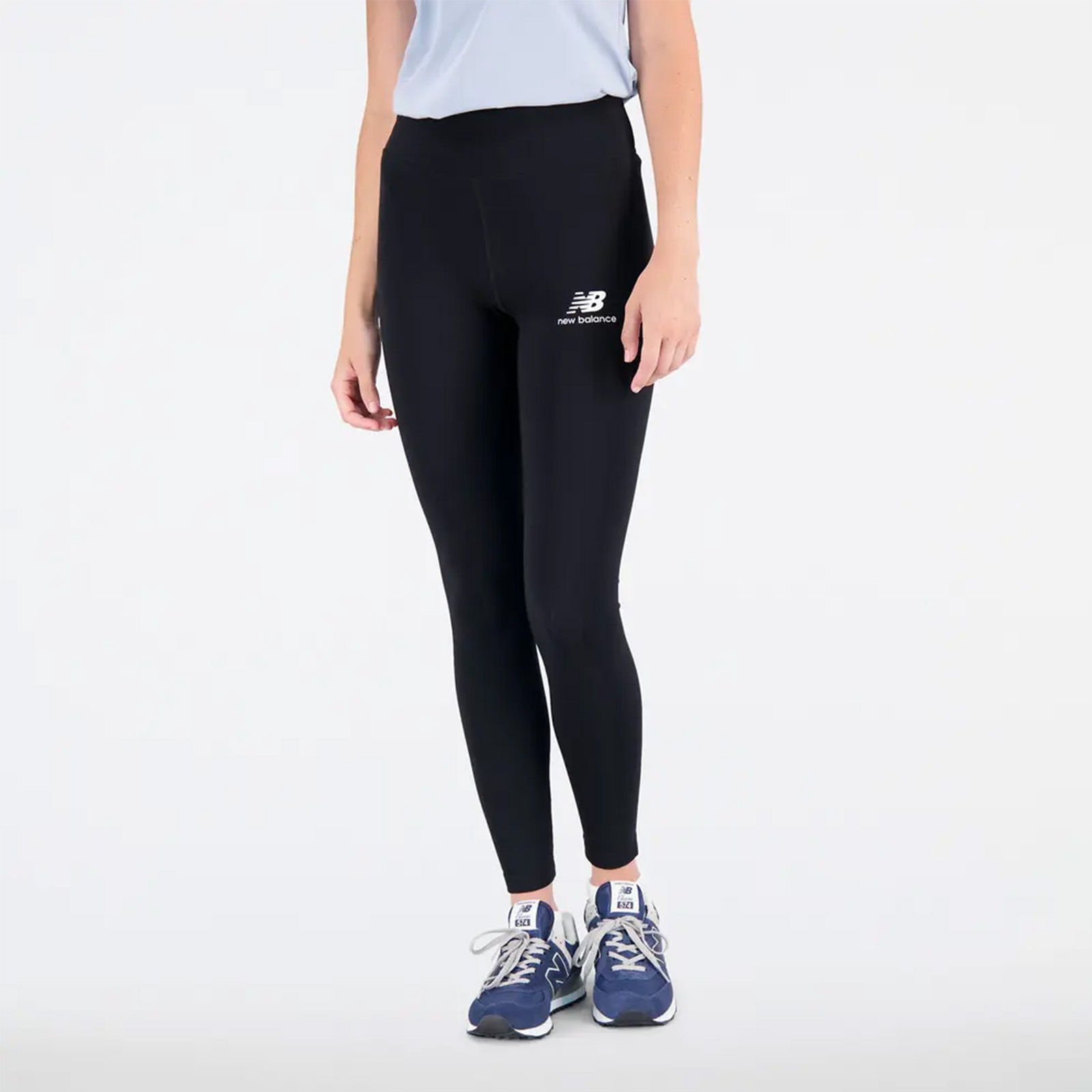 LOGO Brands SPODNIE - \\ | \\ Women \\ New clothing ESSENTIALS #Marki Leggings Balance 4 WP31509BK Balance TIGHT STACKED \\ Women\'s New