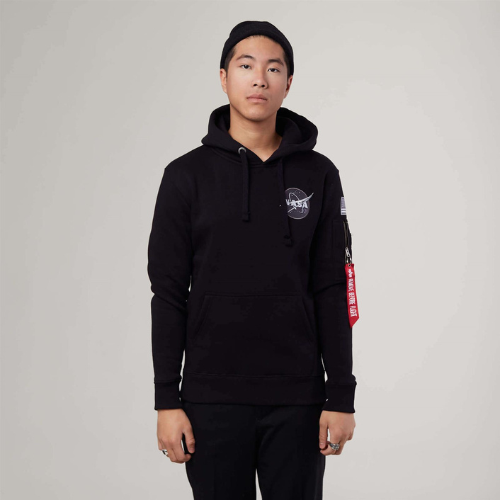 Alpha Industries SPACE SHUTTLE HOODY BLACK