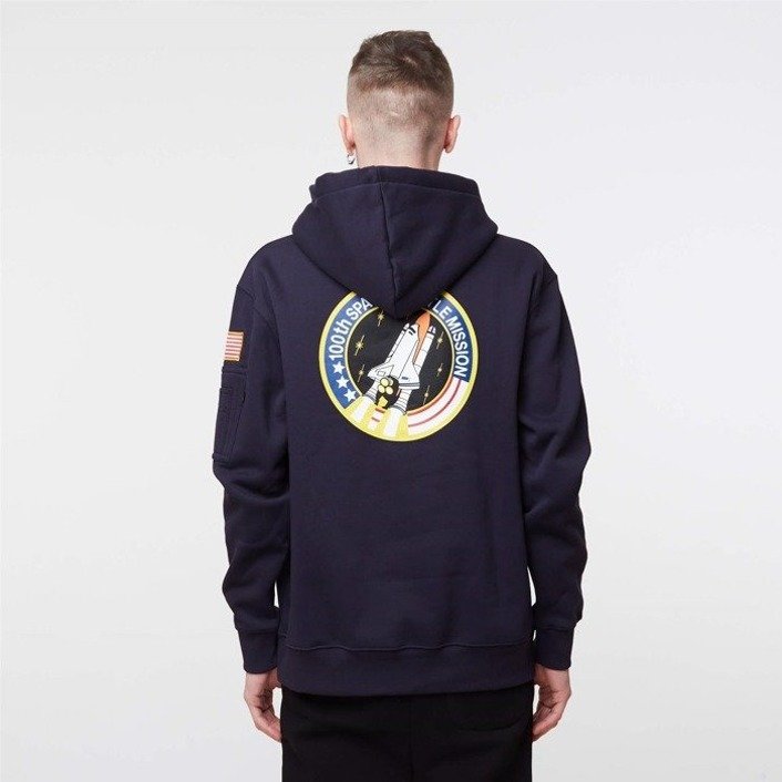 Alpha Industries SPACE SHUTTLE HOODY REP. BLUE