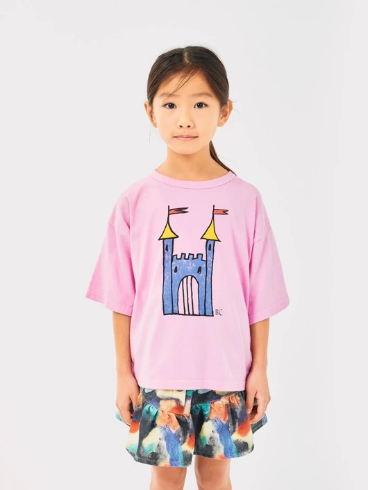 BOBO CHOSES FARAWAY CASTLE SLEEVE T-SHIRT