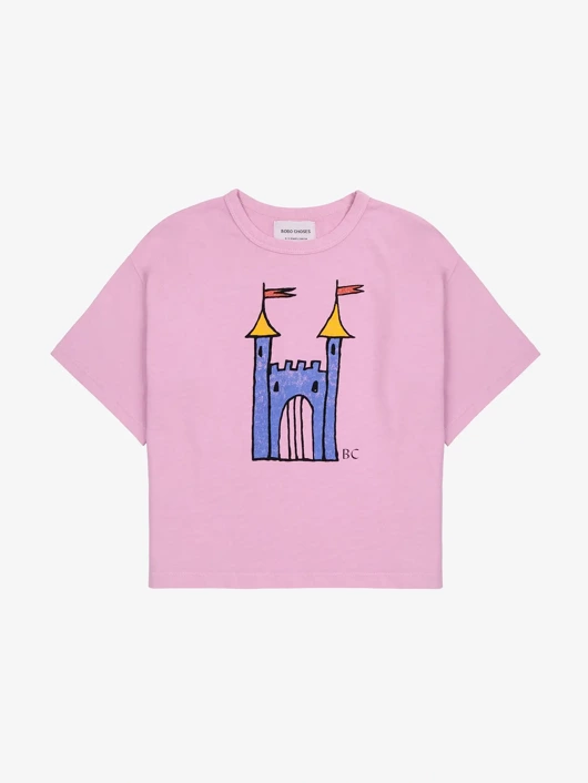 BOBO CHOSES FARAWAY CASTLE SLEEVE T-SHIRT