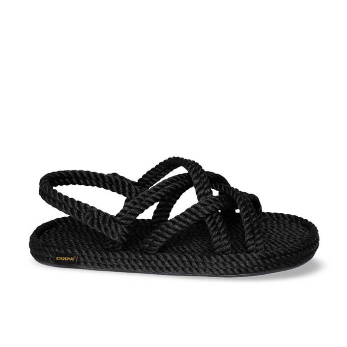 Bohonomad Bodrum Men Rope Sandal - Black