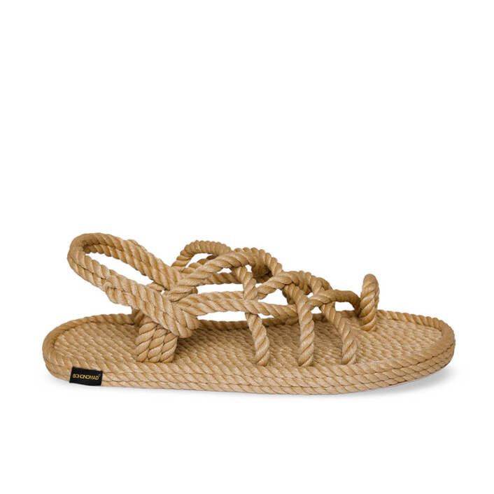 Bohonomad Cape Point Rope Sandal – Beige