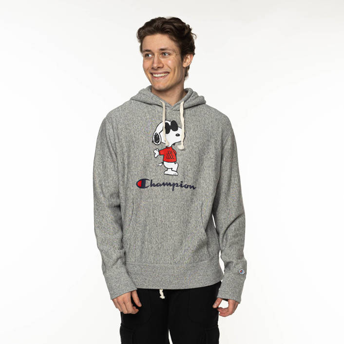 CHAMPION X Peanuts Crewneck Sweatshirt ANTIQUE GREY MIX