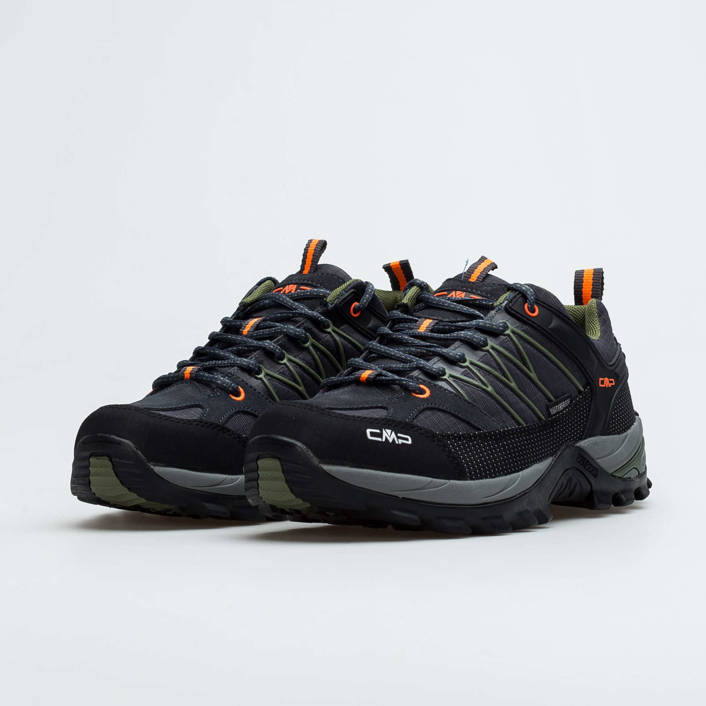 CMP RIGEL LOW TREKKING SHOES WP Anthracite/Torba