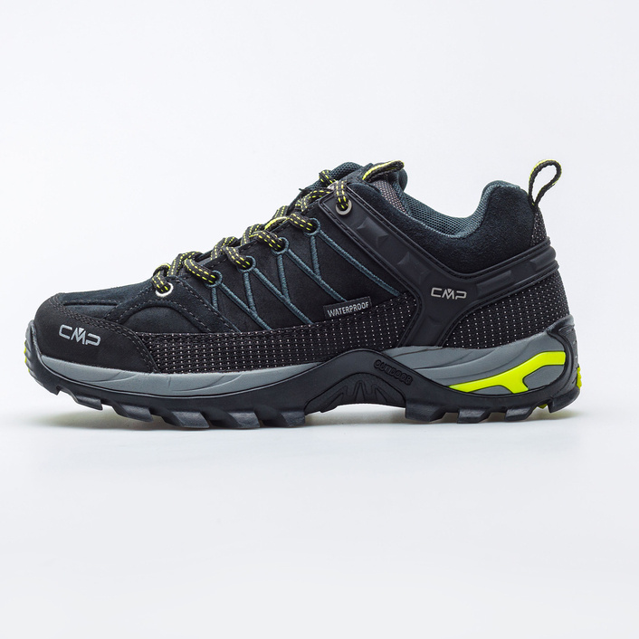 CMP RIGEL LOW WMN TREKKING SHOES WP NERO/LIME