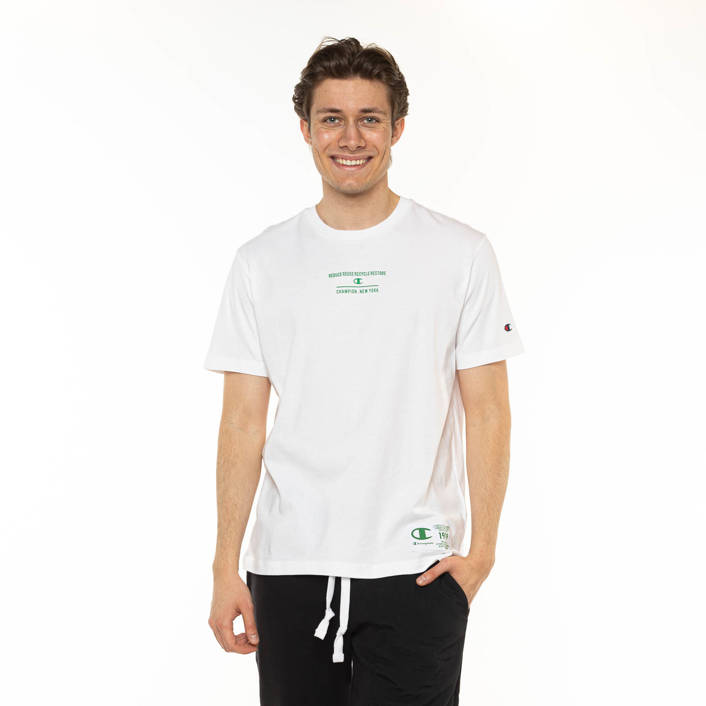 Champion ECO GRAPHIC PRINT T-SHIRT WHITE