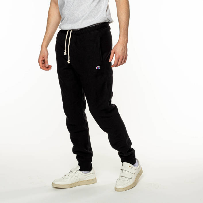 Champion Reverse Weave RIBBED CUFFS JOGGERS BLACK