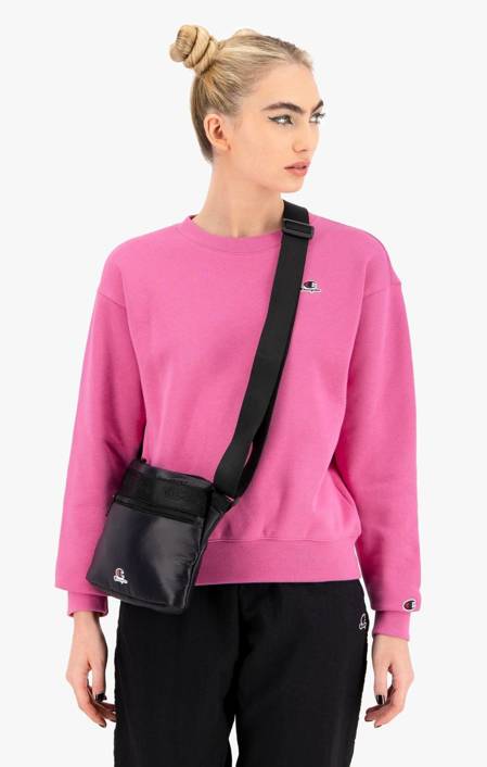 Champion WMNS ORGANIC COTTON BLEND C LOGO SWEATSHIRT FUCHSIA