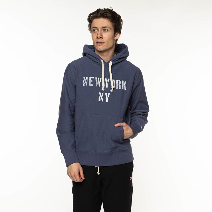 Champion x TODD SNYDER Hooded Sweatshirt BLUE JEAN