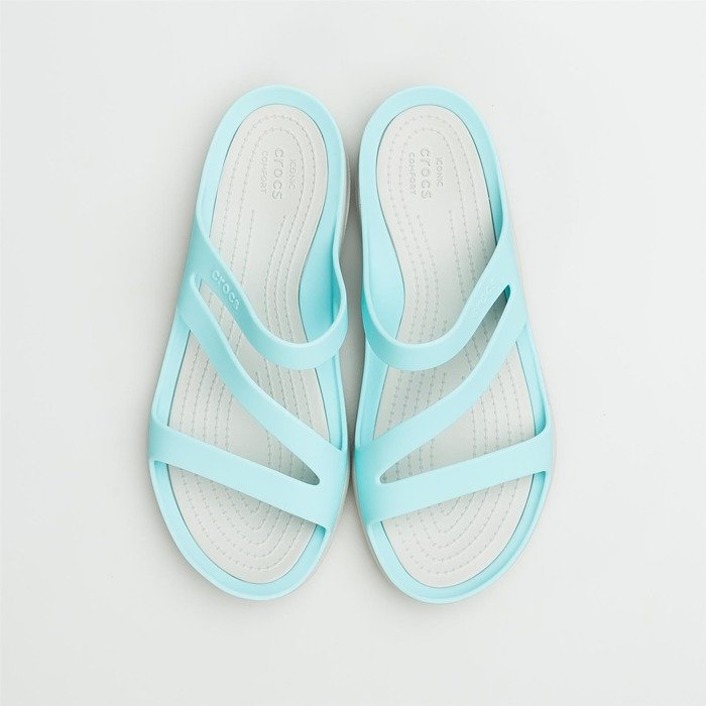Crocs Swiftwater Sandal W Ice Blue/Pearl White